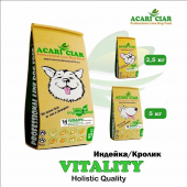 Сухой корм для собак ACARI CIAR  VITALITY (индейка и кролик)