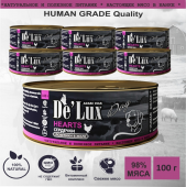 Acari Ciar De`Lux Dog Human Grade Сердечки (ломтики в желе) 100 г.