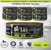 Acari Ciar De`Lux Dog Human Grade Сардина с тыквой (желе) 100 г.